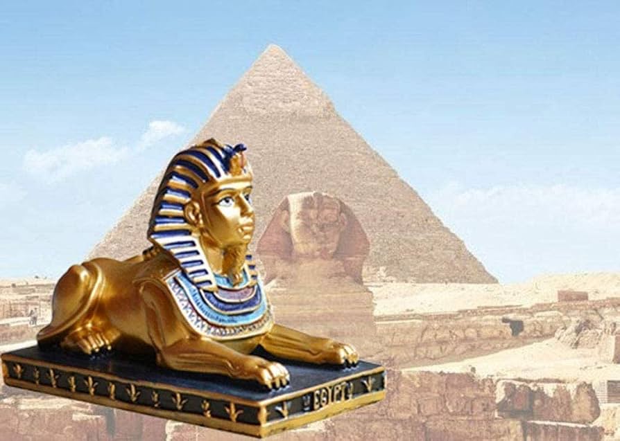 Amazon.co.jp: 芸術の彫像と彫刻の置物、スフィンクスの彫像の工芸品