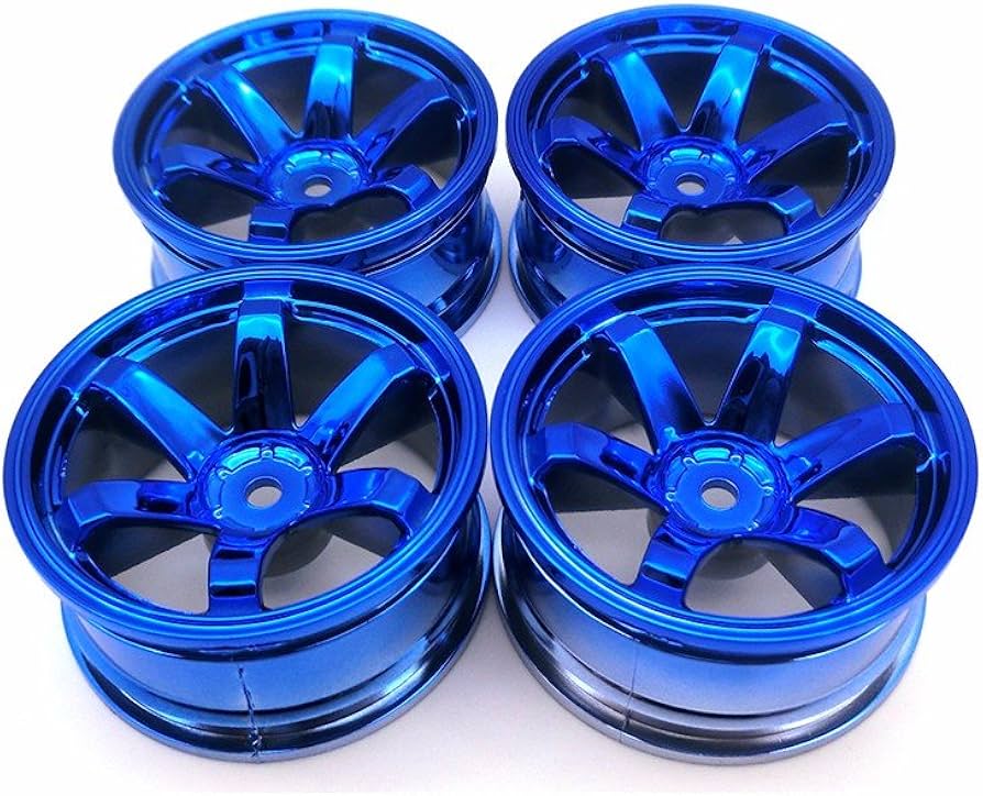 Amazon | 1/10 ツーリングカー向け ブルークローム 6本スポーク