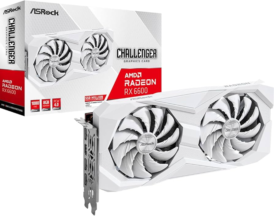 Amazon.com: ASRock AMD Radeon RX 6600 Challenger White 8GB GDDR6
