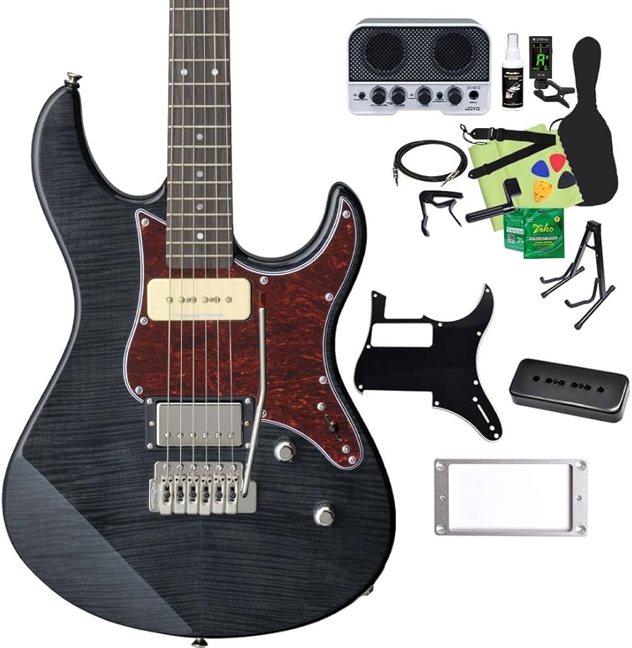 Amazon | YAMAHA PACIFICA611VFM TBL カスタムパーツ付き エレキギター