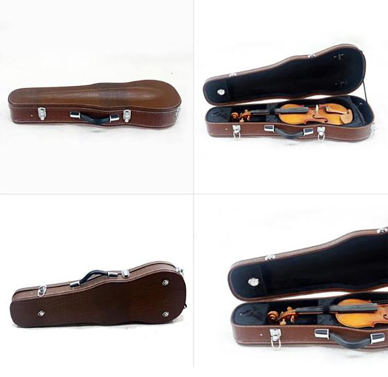 Amazon.co.jp: 4/4フルサイズのバイオリンケース、湿度計付きの豪華な