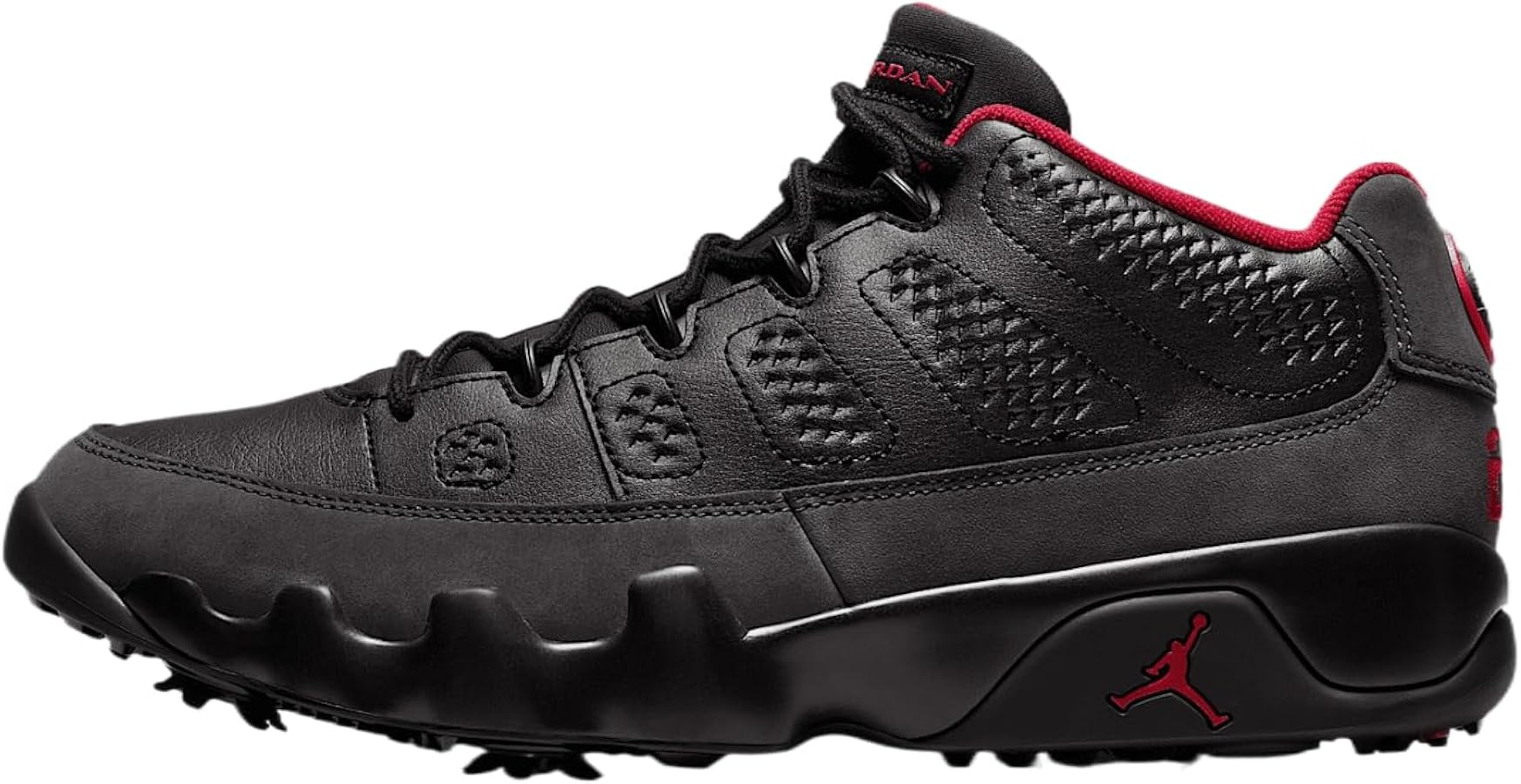 Amazon.com: Air Jordan 9 G Golf Shoes (FJ5934-002, Black/True Red