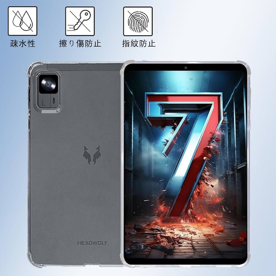 ジャンク扱い Headwolf FPad7 Pro 未使用ケース＆画面保護ガラス
