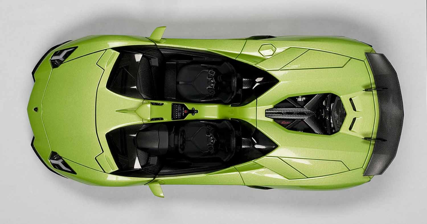 Amazon | AUTOart 1/18 ランボルギーニ アヴェンタドール J (グリーン