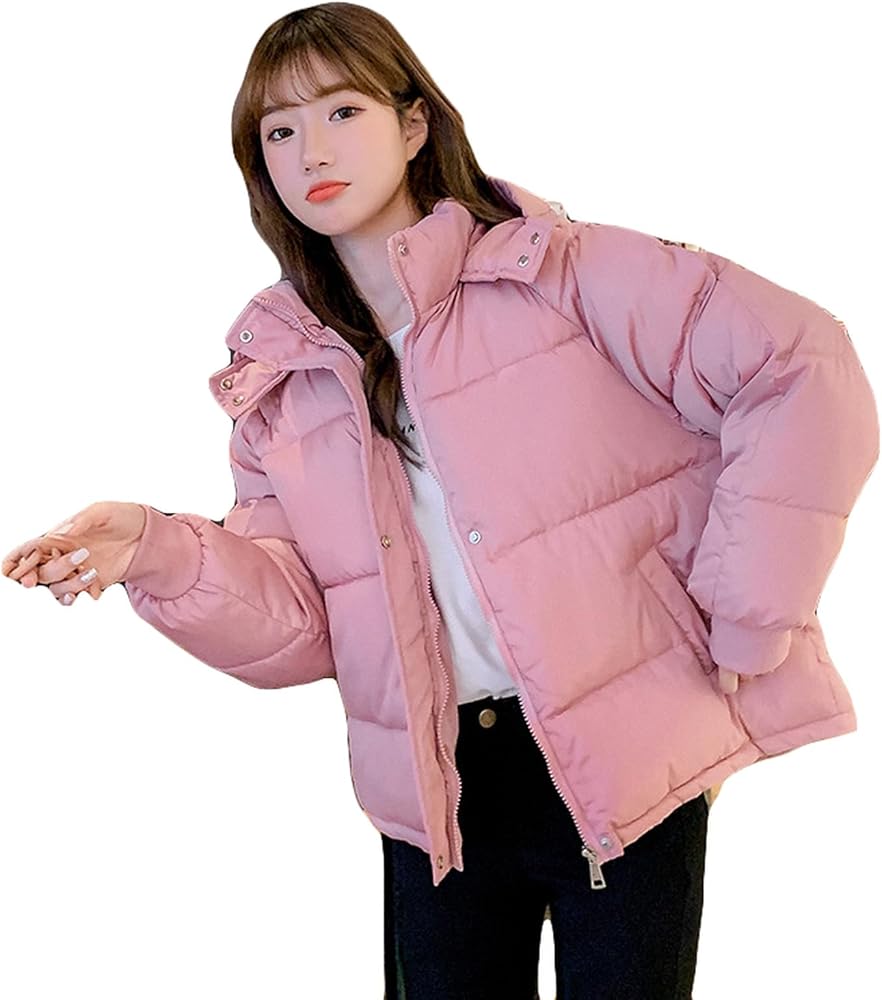 Amazon | [BKVB] フード付き ダウンジャケット コンフォート 防寒 防風