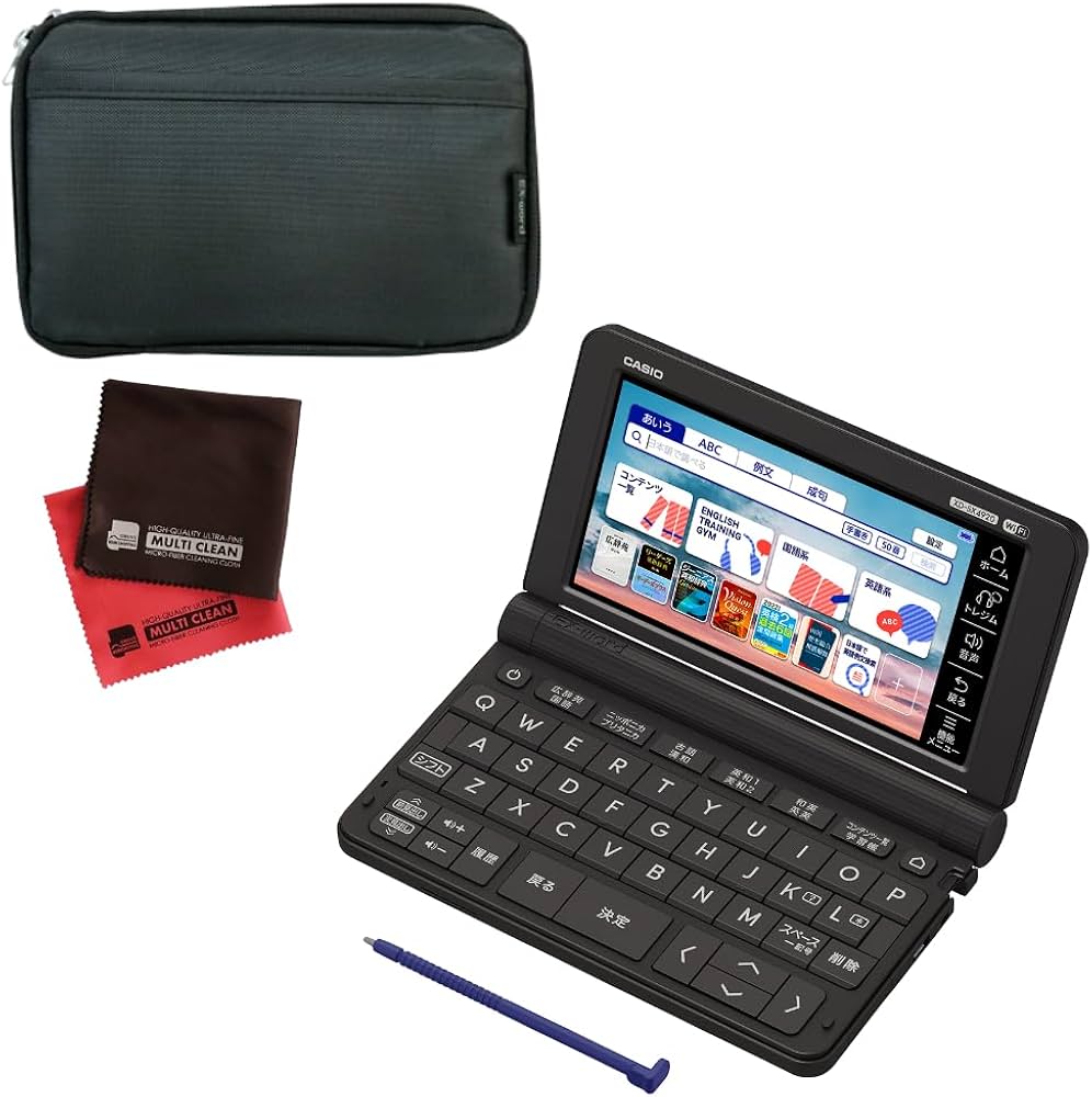 Amazon | カシオ 電子辞書 エクスワード XD-SX4920 (XD-SX4920BKHSSET