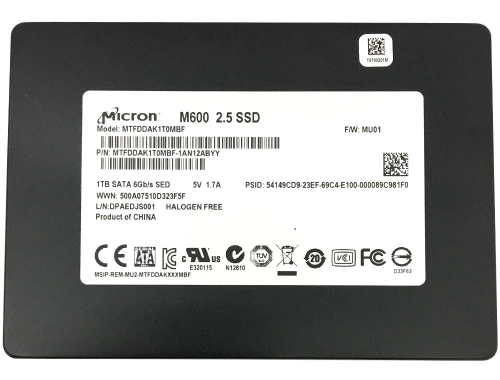 Amazon.com: Micron M600 1TB 2.5-inch SATA 6.0Gb/s (7mm) Internal