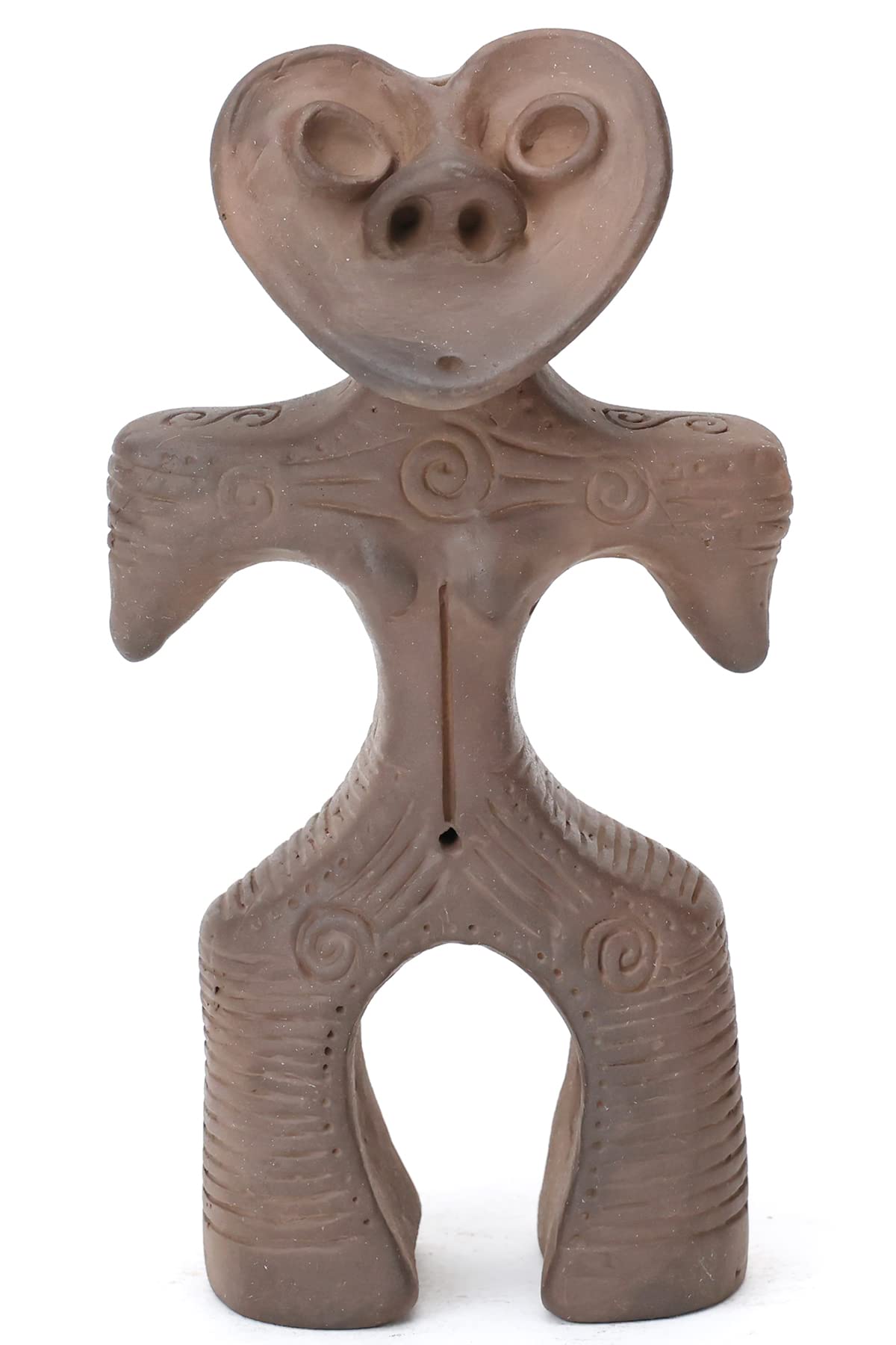 Amazon.co.jp: ハート土偶 群馬県出土 縄文 土偶 大 （高さ18.5
