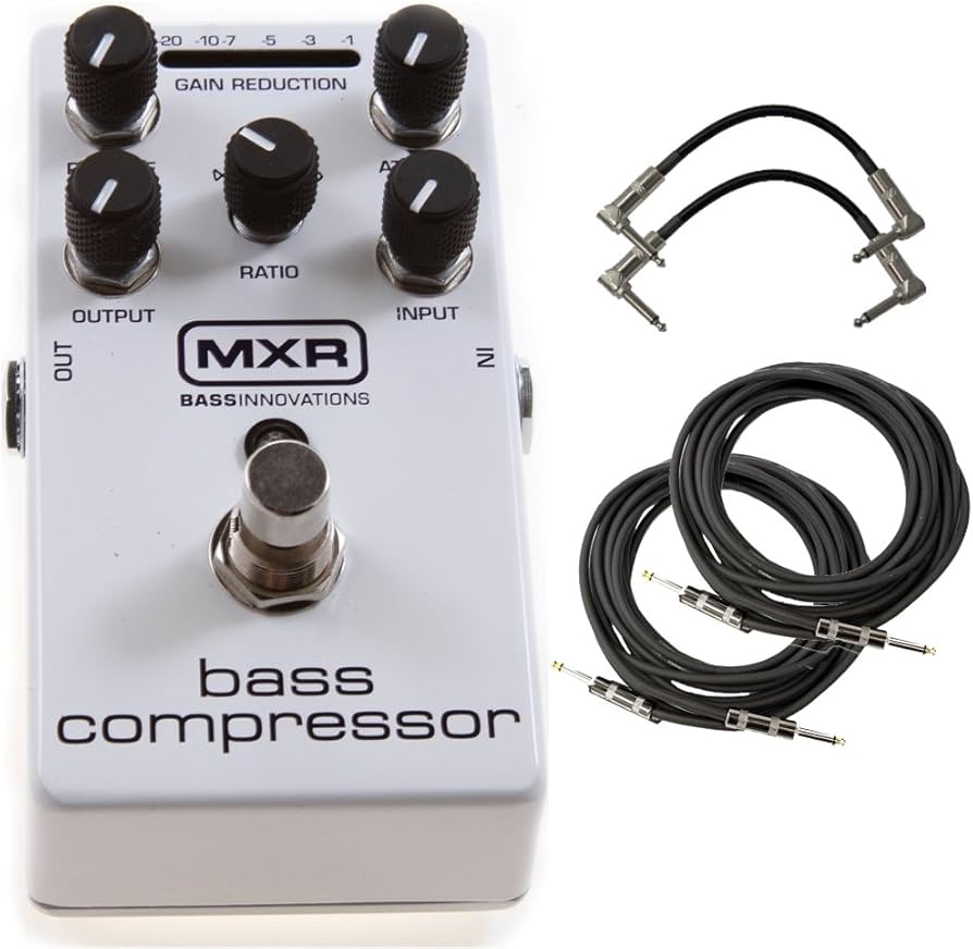 Amazon.com: MXR M87 Bass Compressor Pedal w/ 4 Cables : Musical
