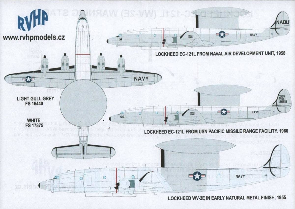Amazon | 1/144 アメリカ海軍電子偵察機 ロッキード EC-121L