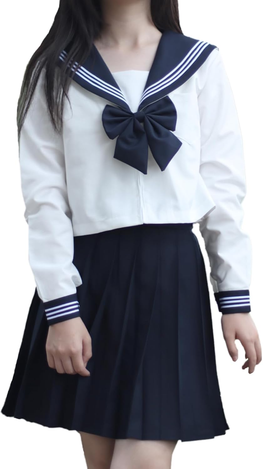 Amazon.co.jp: [FAVORABLE SCENERY] セーラー服 レディース 長袖