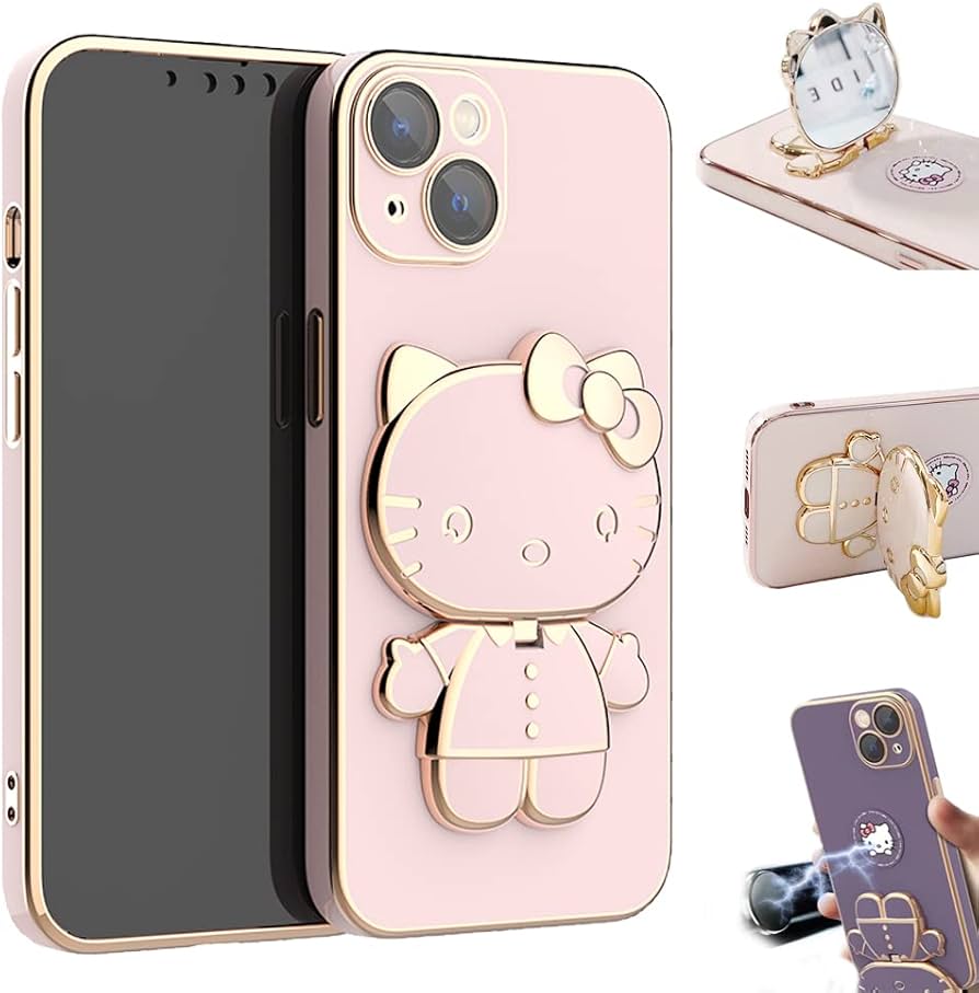 ◇HELLO KITTY◇ハローキティ ケース付きミラー ヒマワリ◇2003 レア