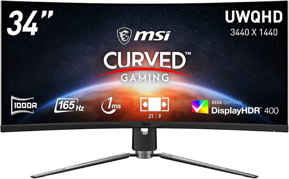 Amazon.co.jp: MSI ゲーミングモニター ウルトラワイド 34インチ 湾曲