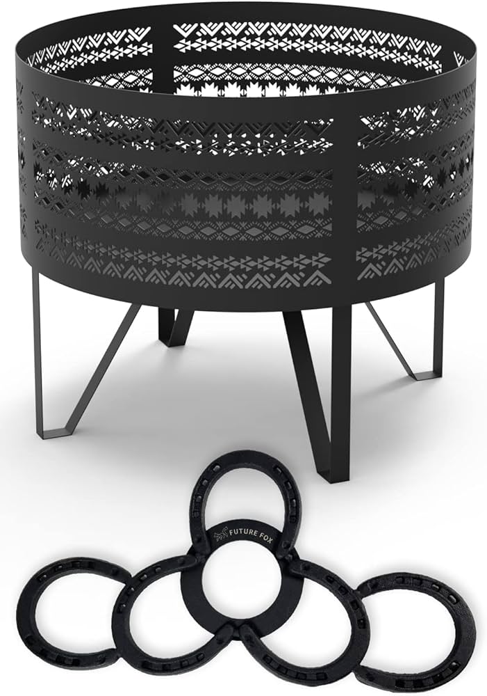 Amazon | FUTUREFOX ナバホ柄焚き火台 焚火台 焚き火台 分離式