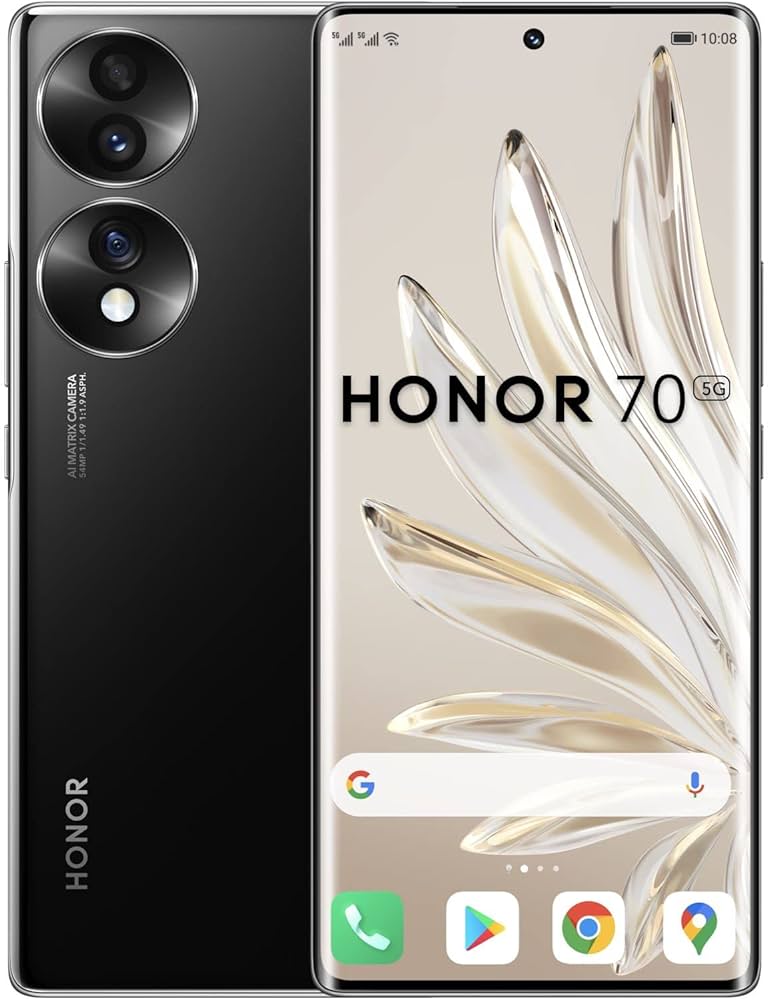 HONOR 70 Smartphone, 5G Mobile Phone, Free Unlocked SIM, 8+256GB