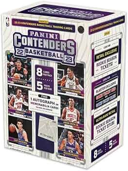 Amazon.com: 2022-23 Panini Contenders NBA Basketball Blaster Box