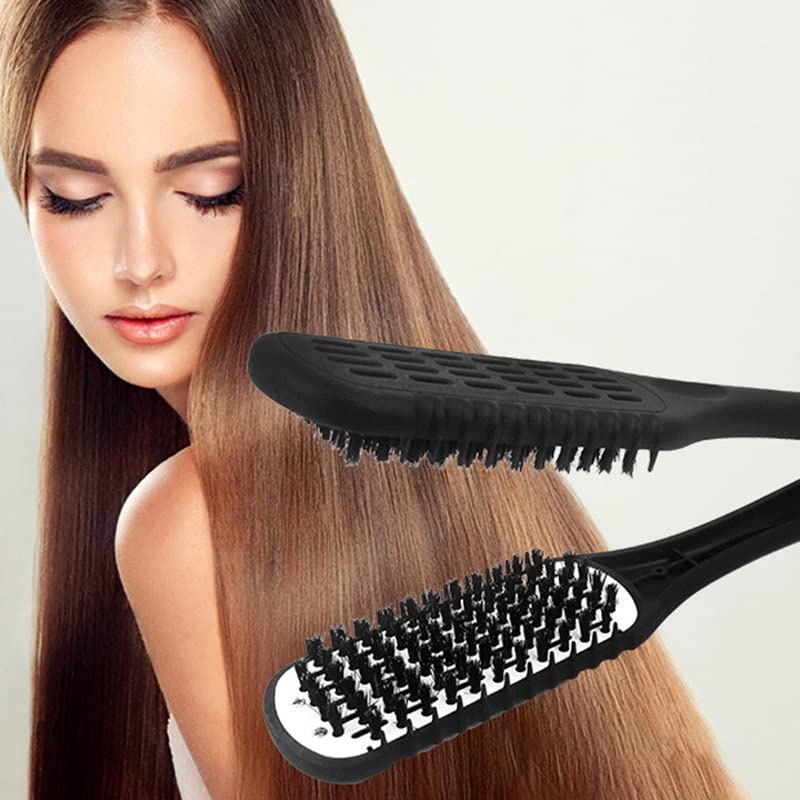 Amazon | ストレートブラシ ツインブラシ ヘアケア 櫛 縮毛 髪の毛