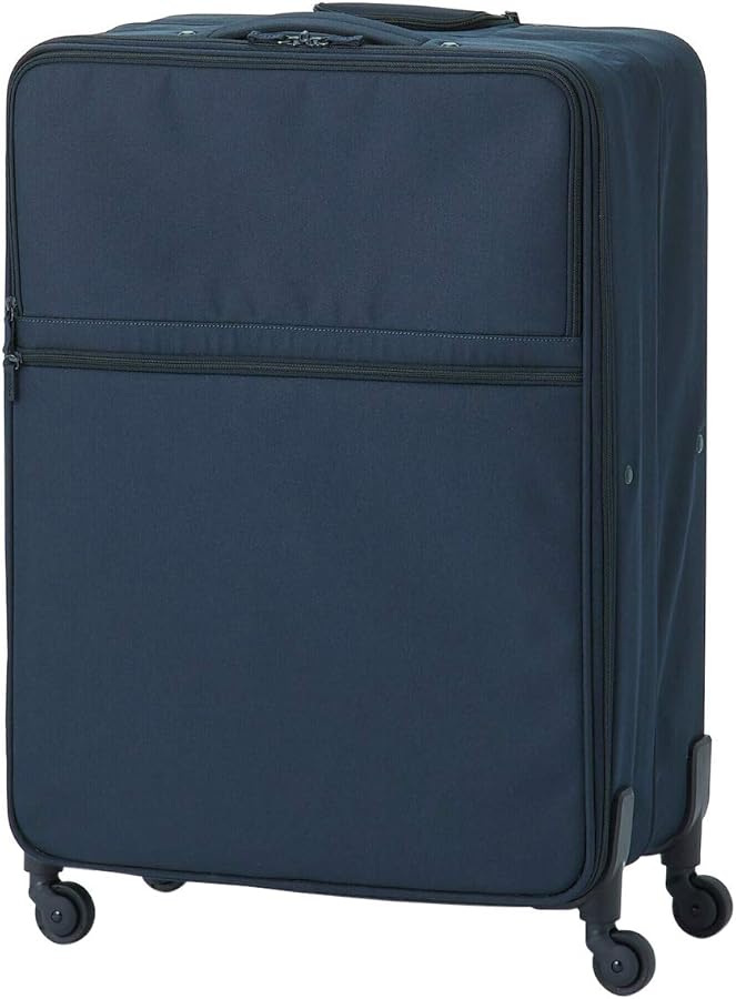 Amazon | 半分の厚みで収納できるソフトキャリーケース XL | スーツケース