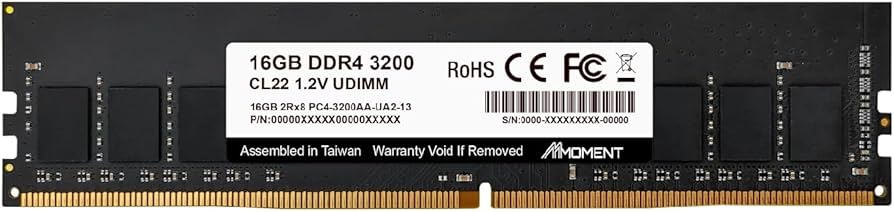 Amazon.co.jp: MMOMENT DDR4 16GB 3200Mhz UDIMM デスクトップPC用