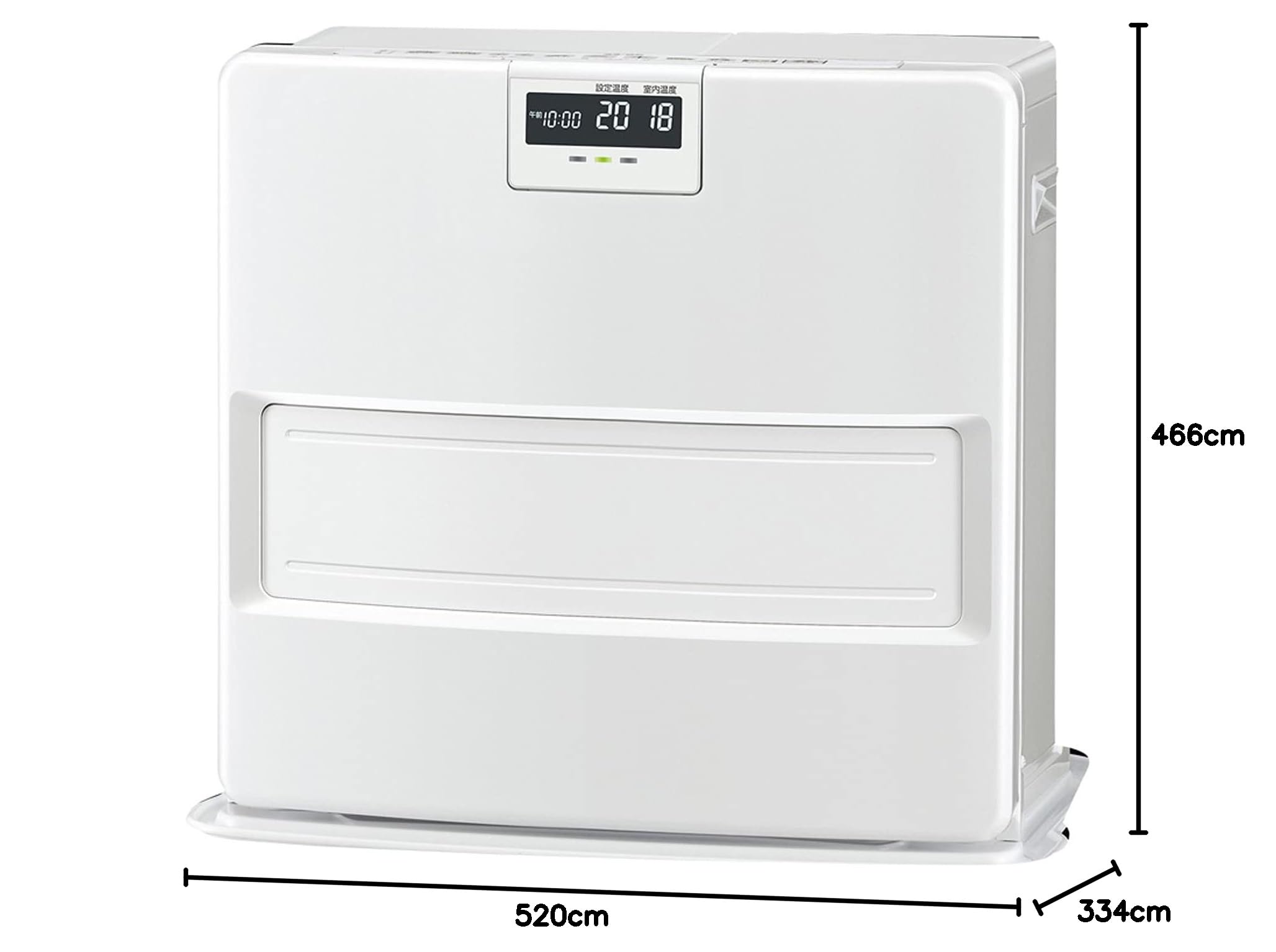 Amazon | コロナ CORONA 石油ファンヒーター 12畳 FH-VX4621BY-W