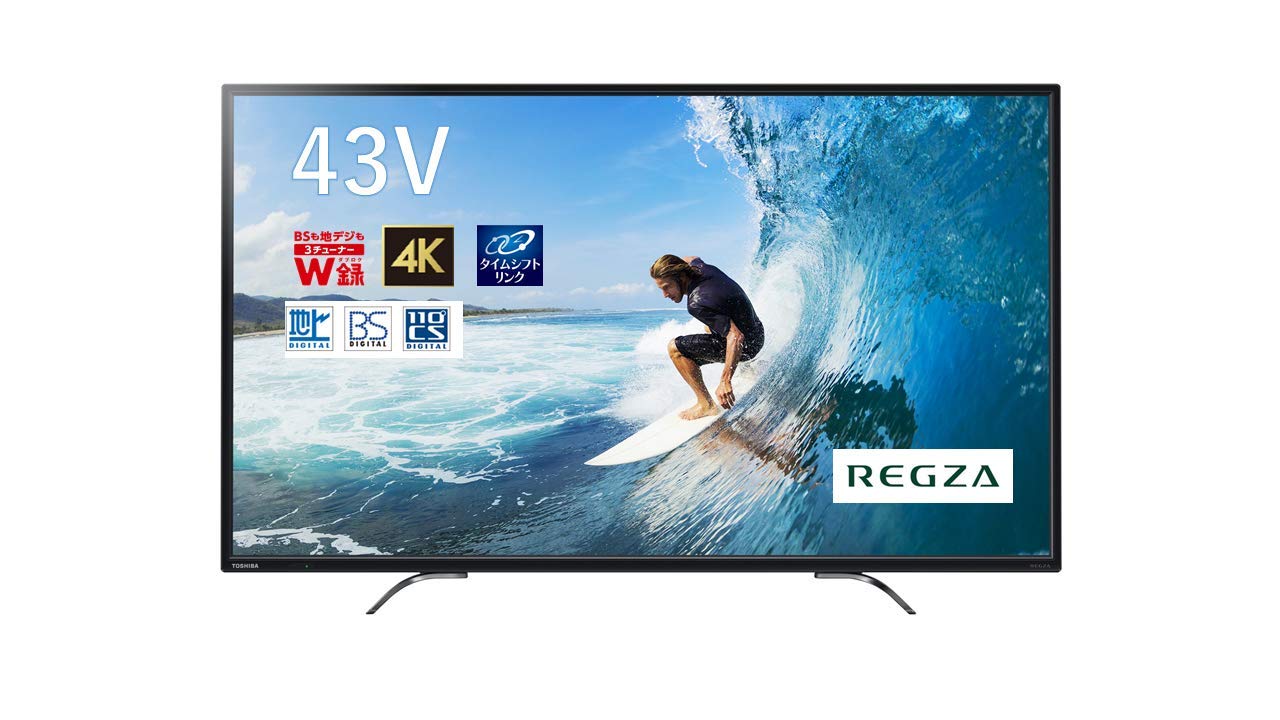 Amazon.co.jp: 東芝 液晶テレビ 43V型 REGZA 43C310X 4K 3チューナー
