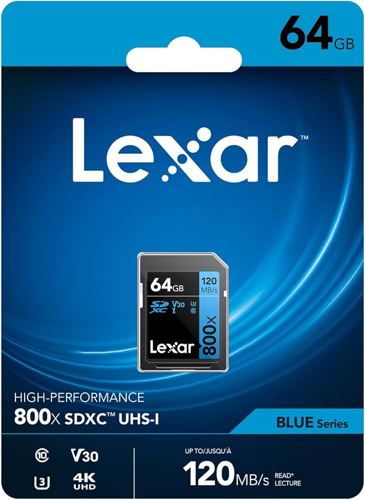 Amazon | Lexar ハイパフォーマンス BLUEシリーズ 800x SDHC/SDXC