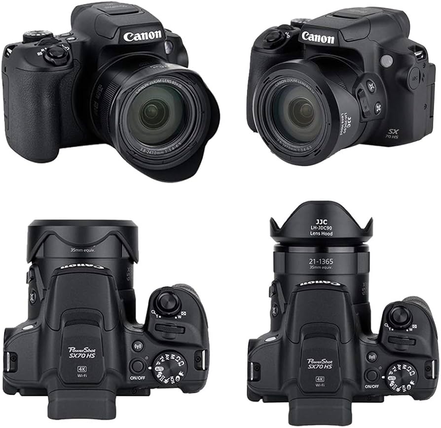 Amazon | JJC レンズフード 可逆式 花形 キヤノン Powershot SX70 HS