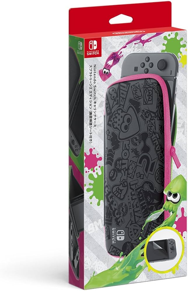 Amazon.co.jp: Nintendo Switch Carrying Case - Splatoon 2 Edition