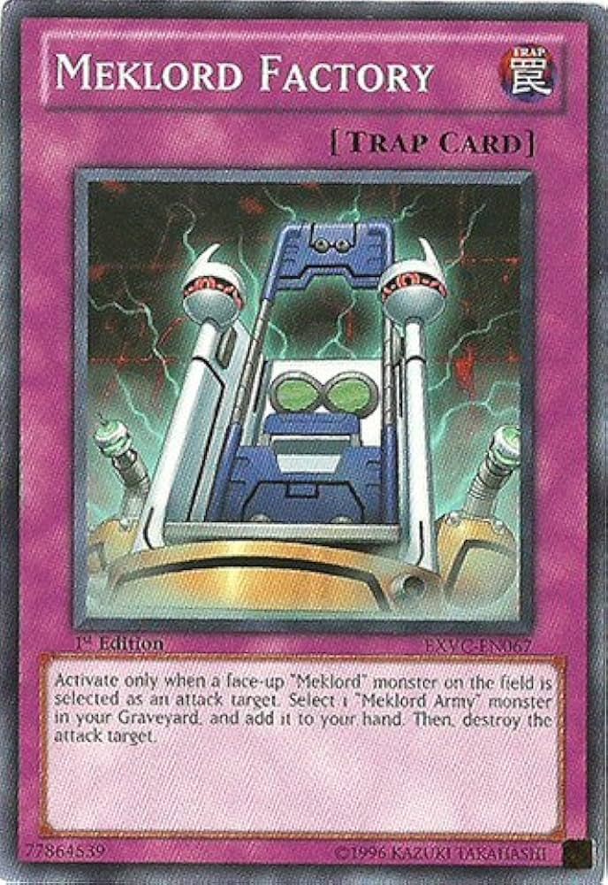 Amazon.com: Yu-Gi-Oh! - Meklord Factory (EXVC-EN067) - Extreme