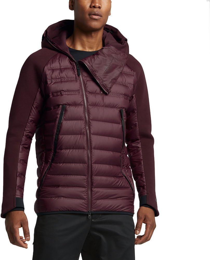 Amazon.com: Nike NSW Tech Aeroloft Men's Jacket (L, Maroon/Black