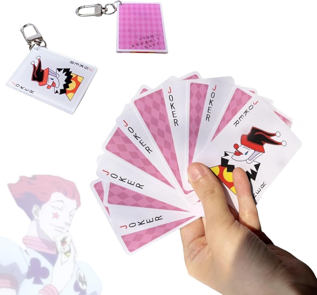 Amazon.co.jp: [BleaTive] ヒソカ キーホルダー ヒソカのトランプ