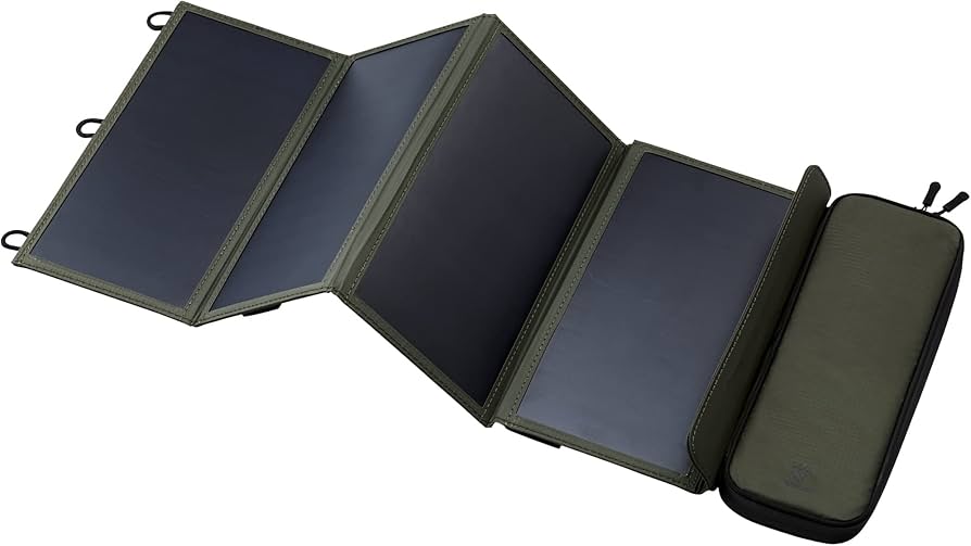 Amazon.com: ELECOM NESTOUT Portable Solar Panel, Dual USB-A Ports