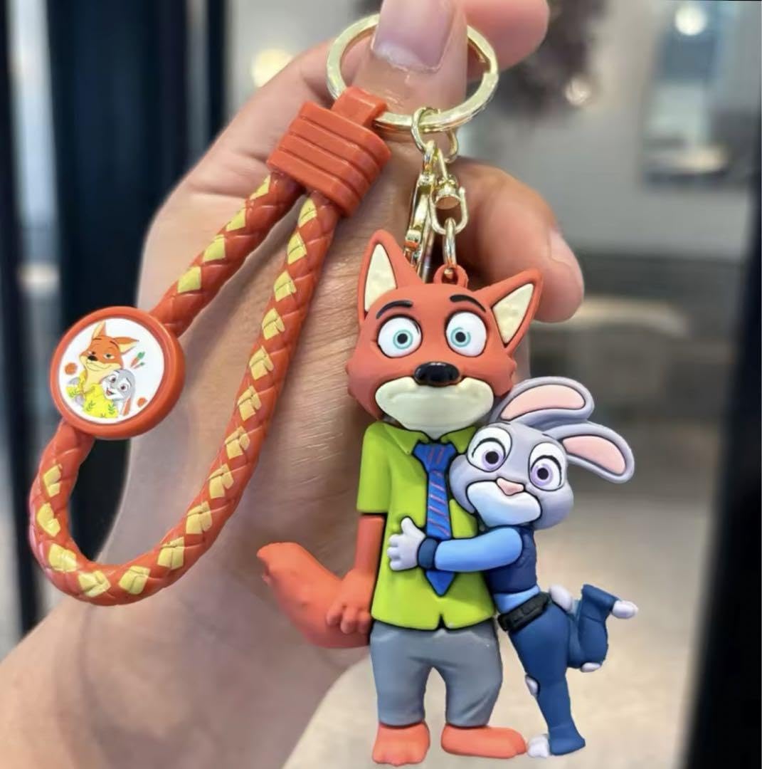 Amazon.co.jp: ズートピア ニック ジュディ キーホルダー ストラップ
