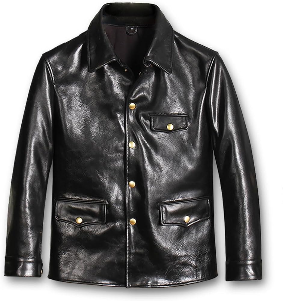 Amazon | [nonbrand] GABRIEL 本革 メンズ 馬革 茶芯ホースハイド 復刻