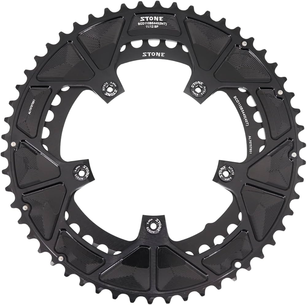 Amazon | STONE 自転車 110bcd ダブルチェーンリングシマノ 12