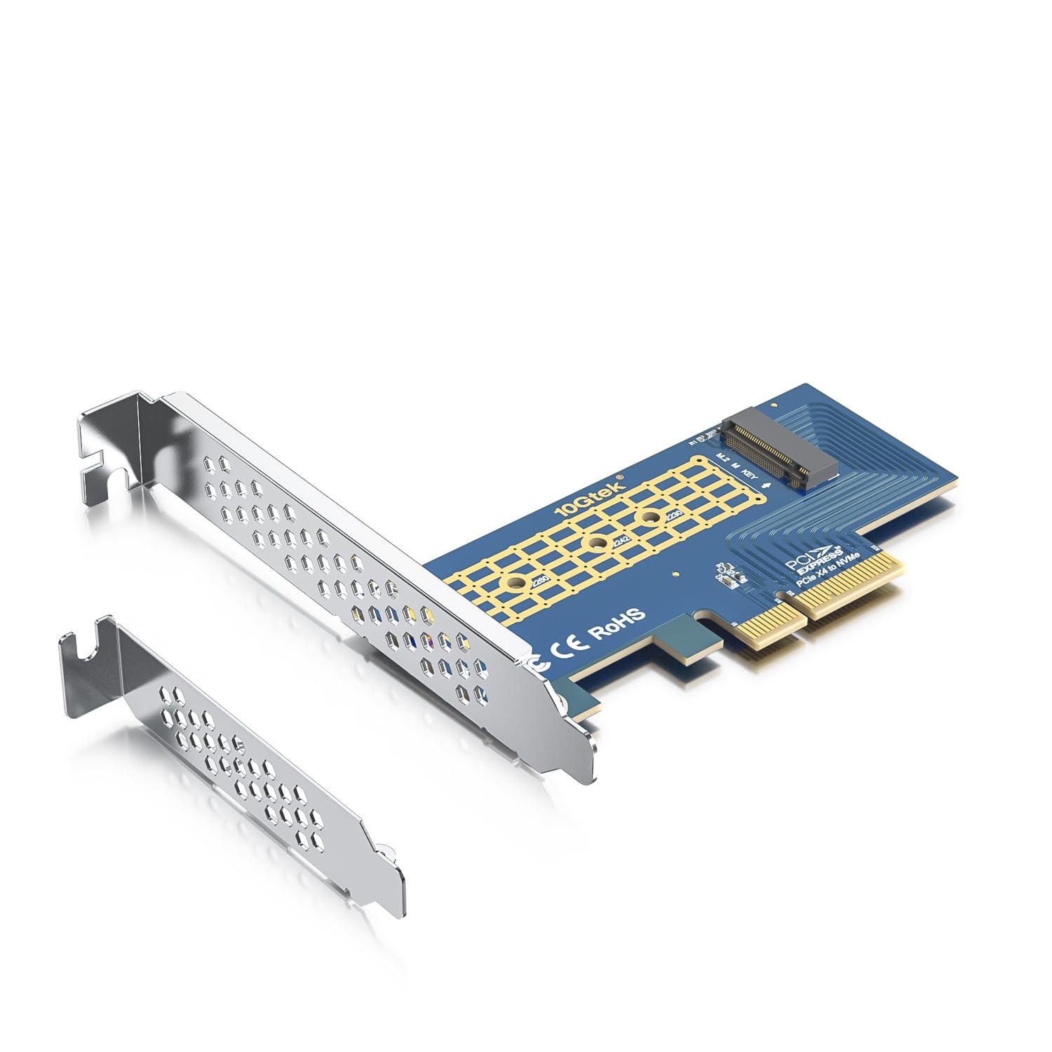 Amazon.co.jp: 10Gtek 1ポート PCIe 3.0 to NVMe M.2 アダプター, M.2