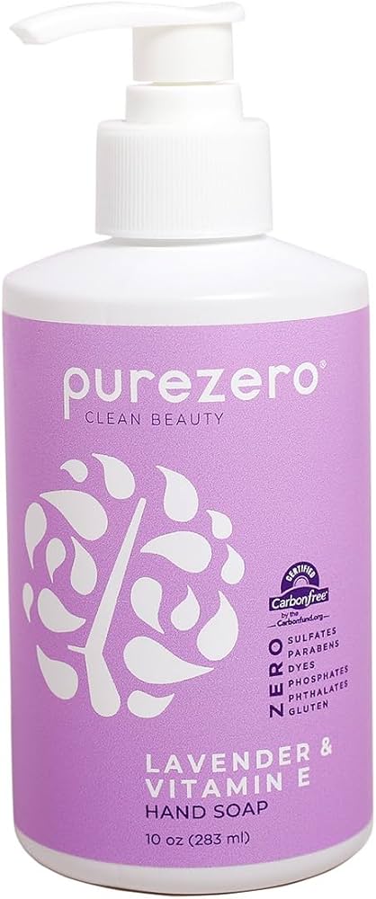 Amazon.com : Purezero Lavender & Vitamin E Hand Soap Soothing