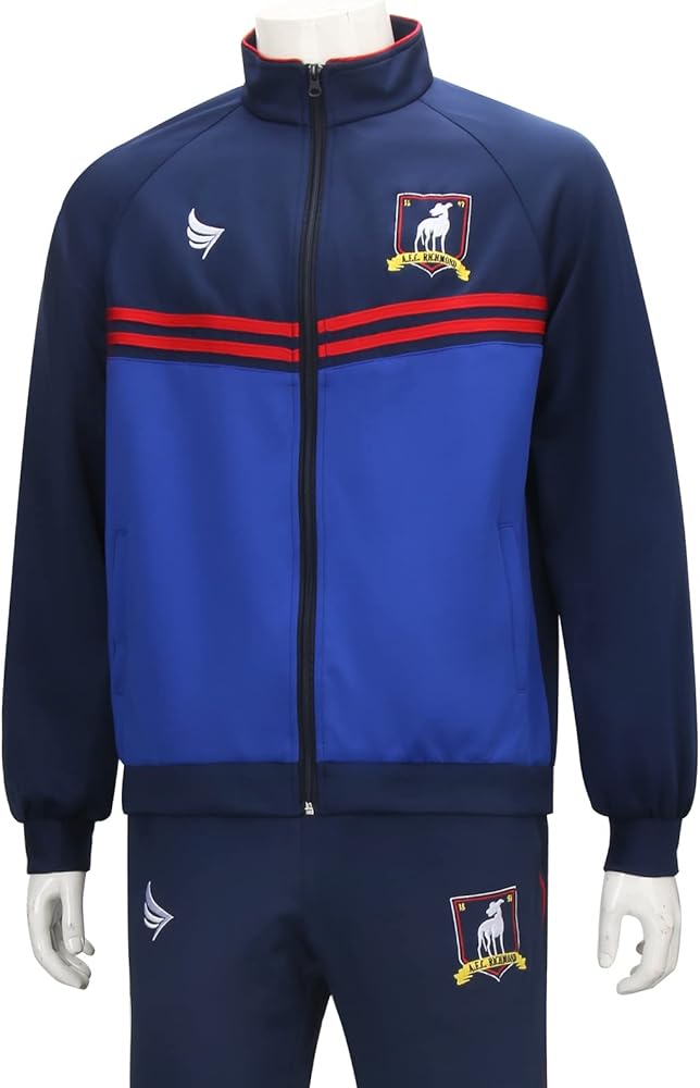 Amazon.com: HORNIGHT Football Jacket Pants Suit Blue Soccer Track