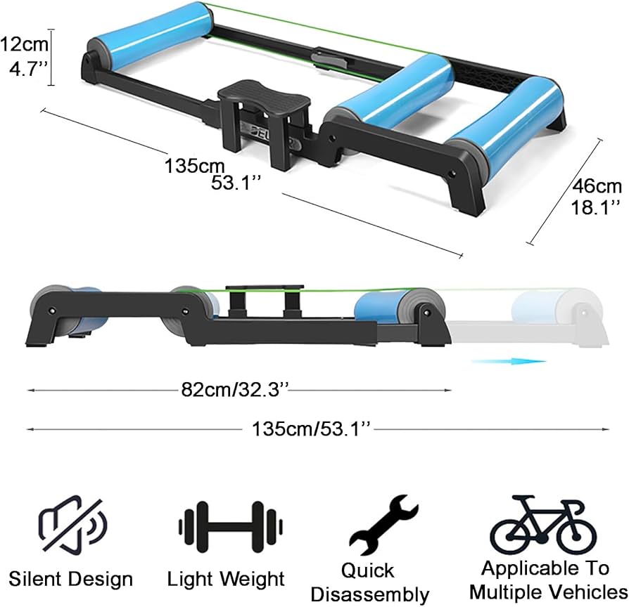 Amazon.co.jp: 3本ローラー 自転車 ロードバイク ローラー台 サイクル