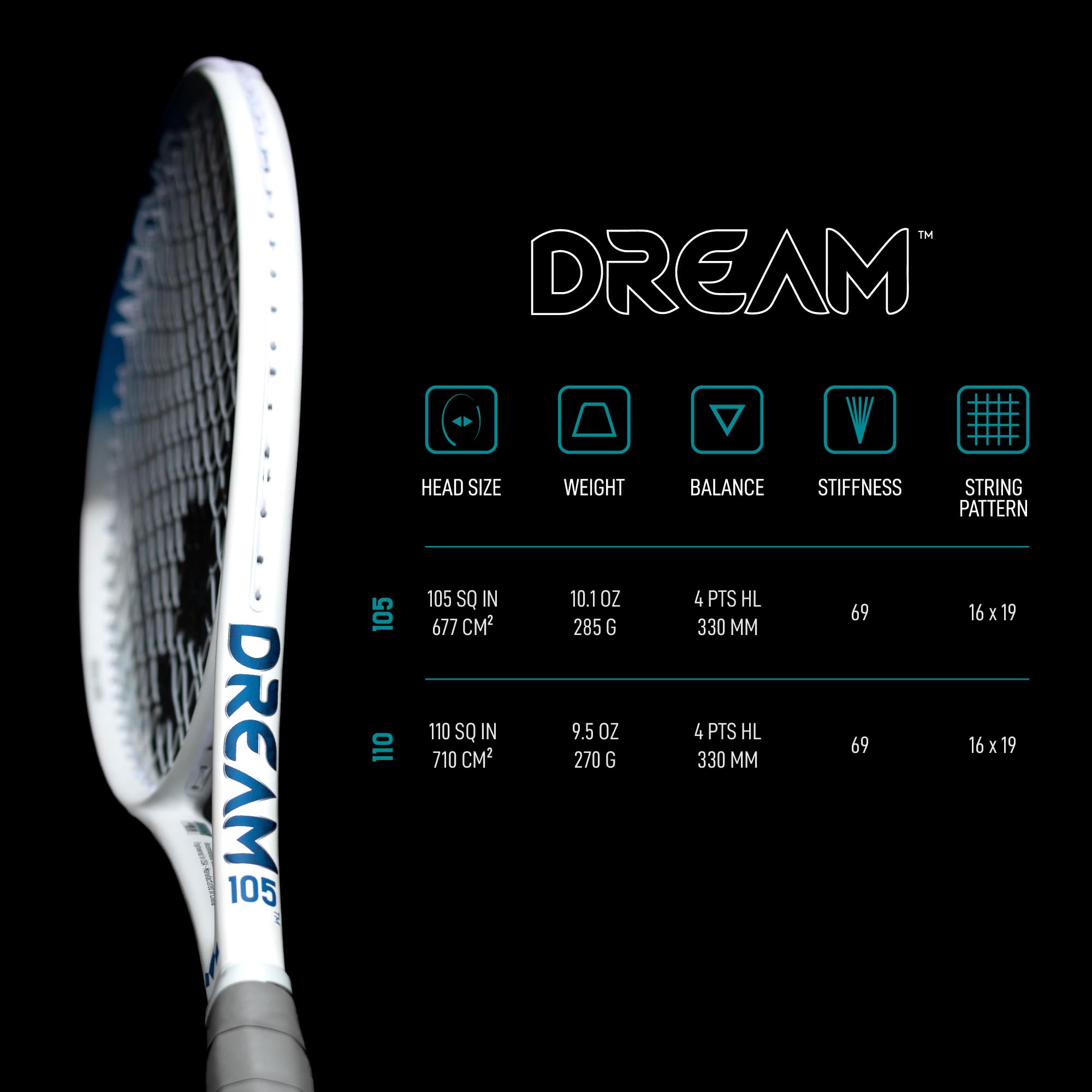 Amazon | ダイアデム DIADEM 硬式テニスラケット DREAMER 105