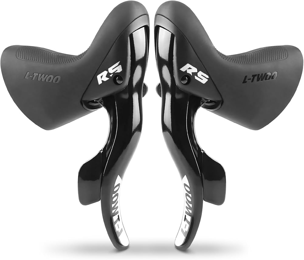 Amazon.co.jp: WEEROCK L-TWOO ロードバイク シフトレバー 2 X 9