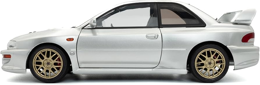 Amazon | ソリド 1/18 スバル インプレッサ 22B 1998 シルバー 右