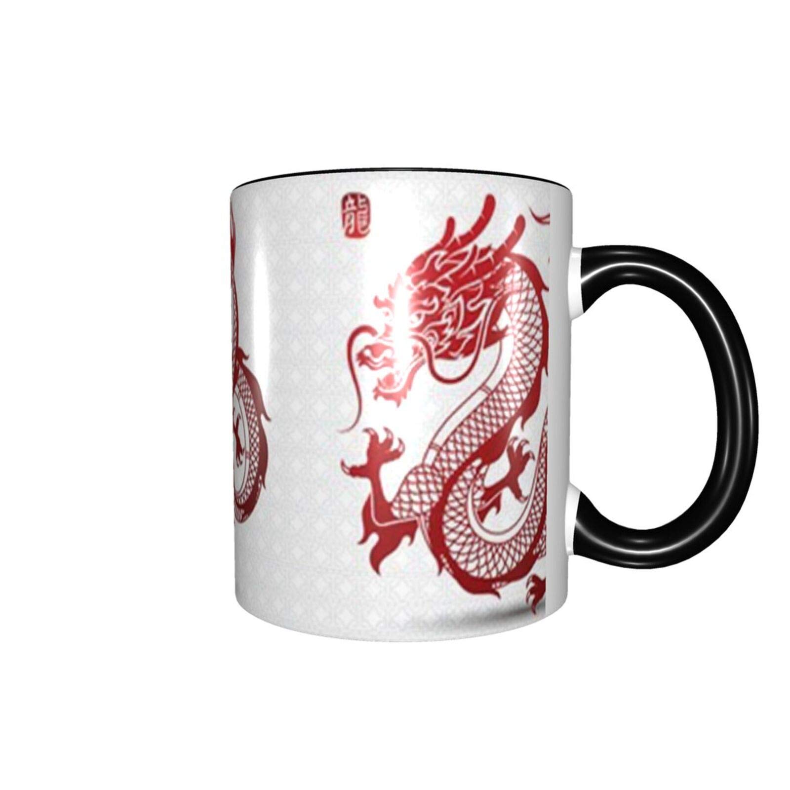 Amazon.co.jp: マグカップ 龍柄 ドラゴン (5) コーヒーカップ ティー