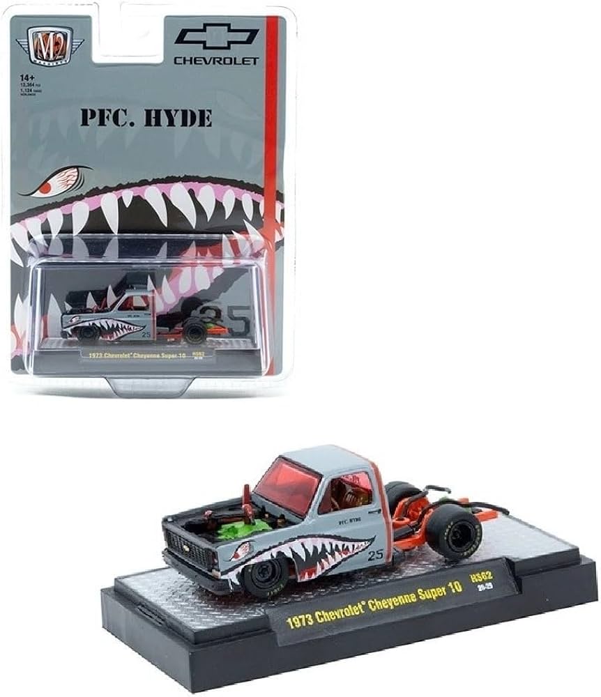 Diecast Model Car Compatible with M2 Machines 1:64 1973 Chevy