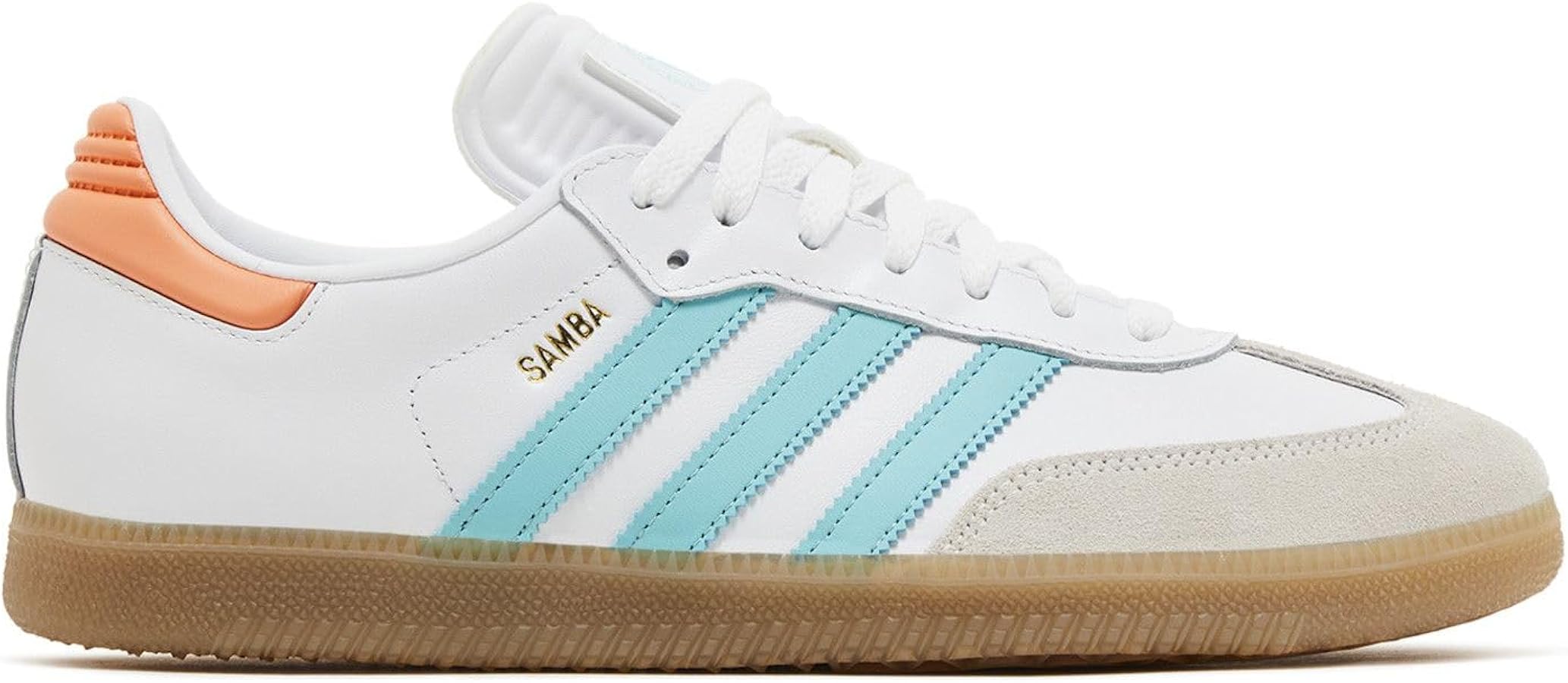 Amazon.com: Adidas Samba Inter Miami Shoes (White Mint Pink, 10