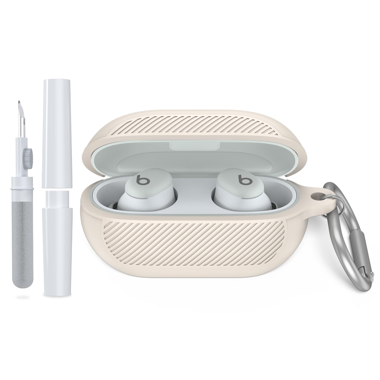 Amazon.com: WADVCU for Beats Solo Buds(2024) Case Cover with