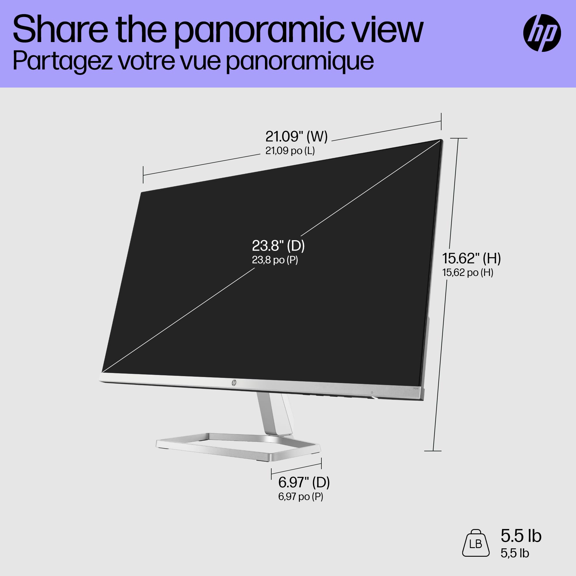 Amazon.co.jp: New_HP 24インチ FHD 1080p IPS LED アンチグレア