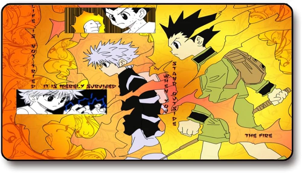 Amazon | デスクマット 事務机マット ハンター×ハンター (1) 大型