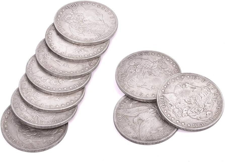 Amazon.co.jp: 【手品 マジック】モルガンダラー マジックコイン 10枚