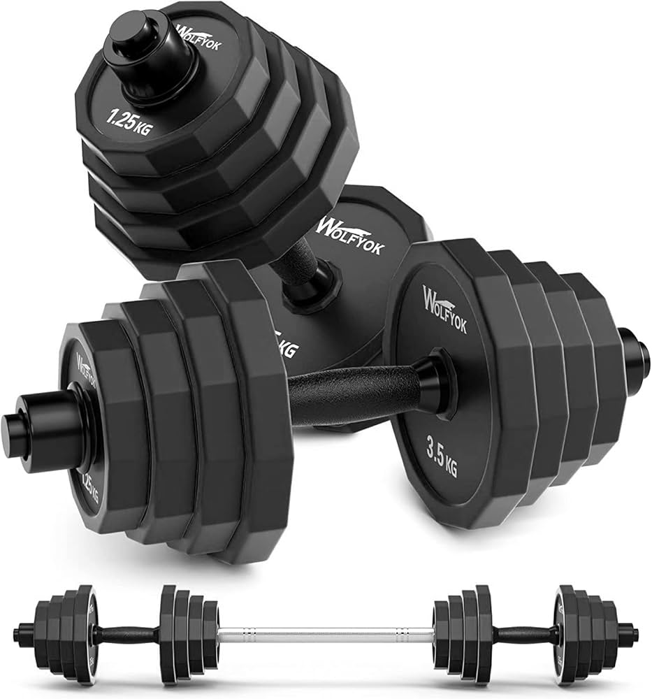 Amazon | ダンベル 可変式 スチール製 20kg 30kg 40kg 2個セット